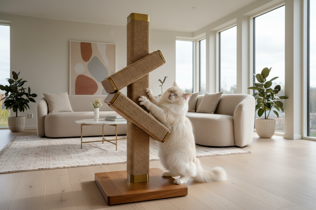 Comment apprendre à un chat à utiliser son griffoir ?