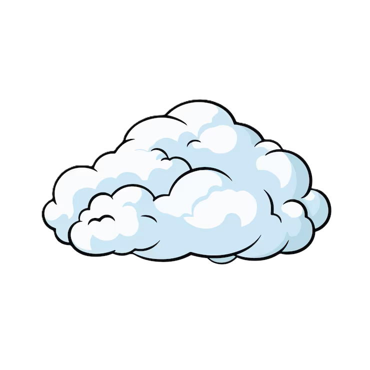 Icône nuage doux - accessoire chat