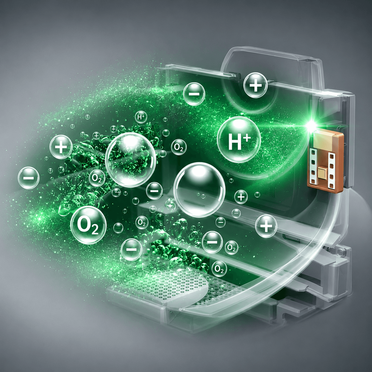 Litière pour chat avec système anti-odeurs et stérilisateur ionique