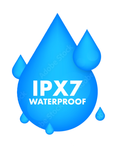logo IPX7 waterproof